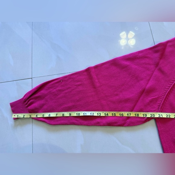 Mark Scot Collection La gorce  pink Round-Neck Sweater~ Large long sleeve - Picture 7 of 16